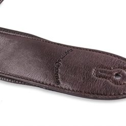 Walker & Williams G-24 Cognac Brown Guitar Strap With Padded Glovesoft Back