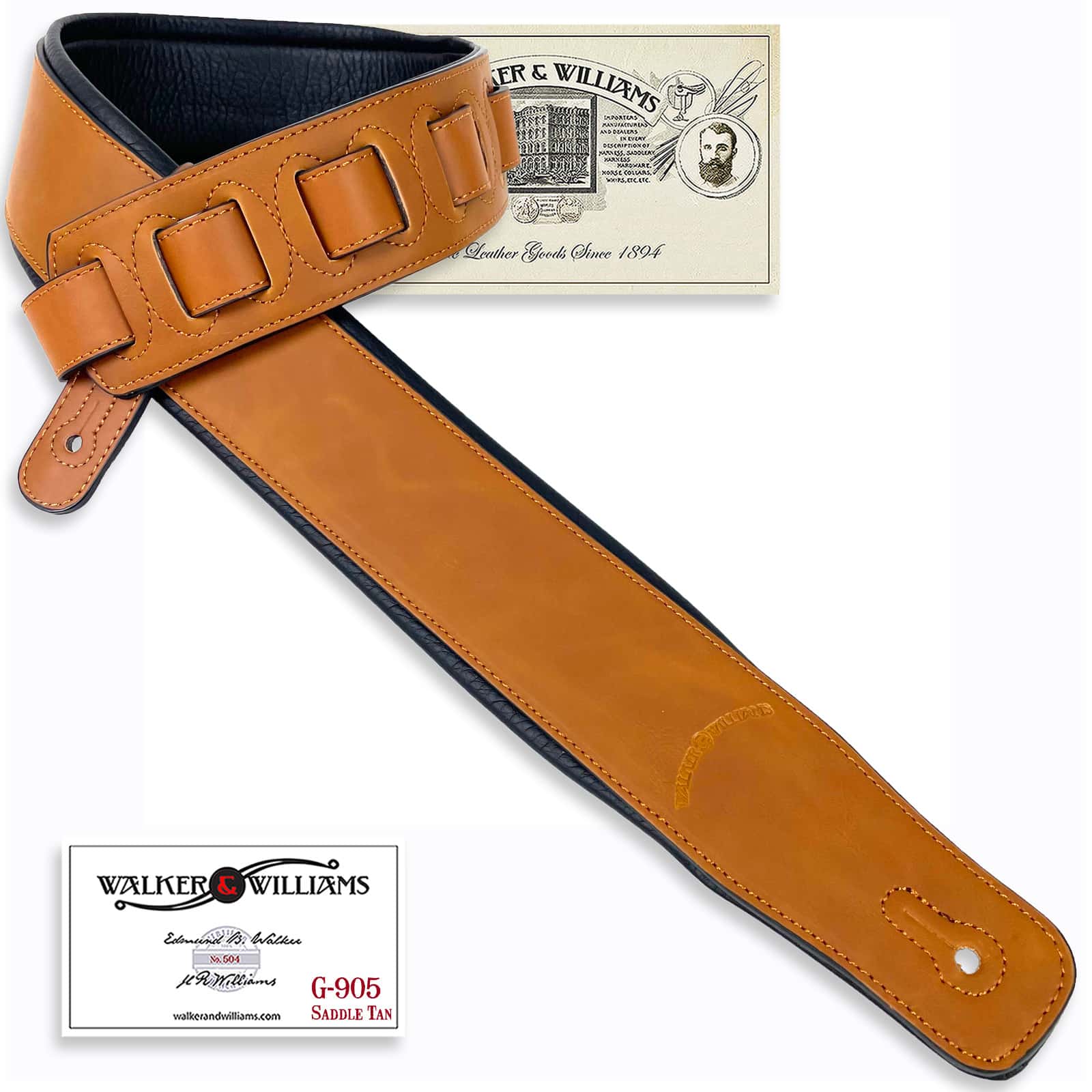 G-905 Natural Oil Finish Saddle Tan Strap with Padded Glove