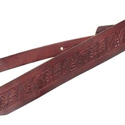 Walker & Williams SP-21 Tooled Mahogany Carving Leather Strap