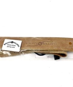 Walker & Williams U-74 Soft Leather Ukulele Strap Adjustable for Most Uke Sizes