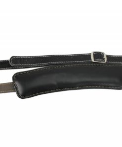 Walker & Williams C-19 Rockabilly Strap Soft Black Leather Extra Long
