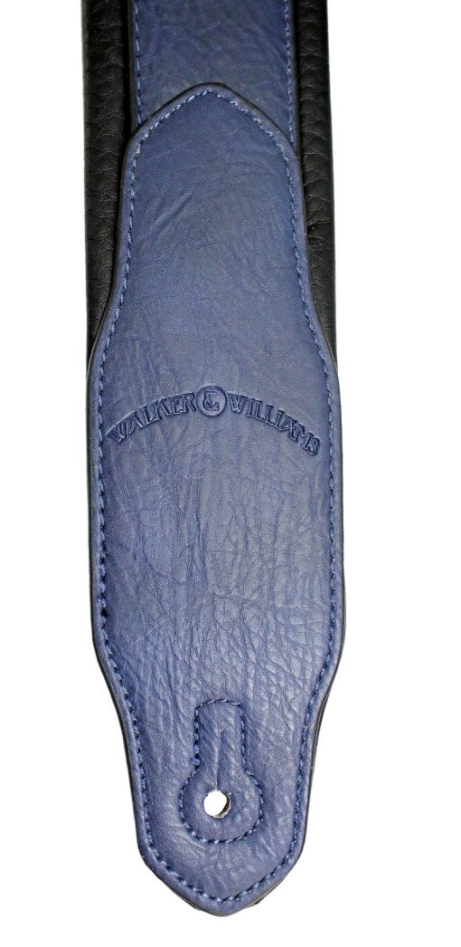 Walker & Williams G-103 Navy Blue Premium Strap with Padded Glovesoft Back