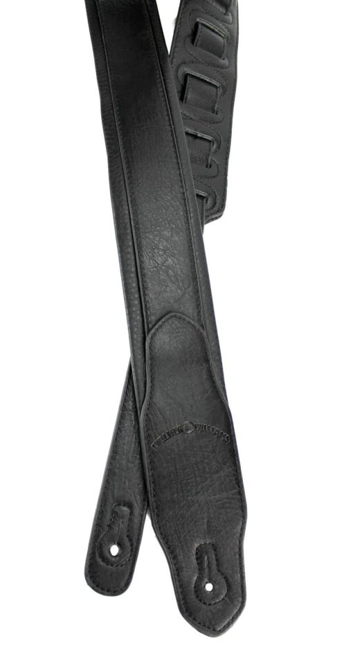 Walker & Williams G-105 Black on Black Premium Strap with Padded Glovesoft Back