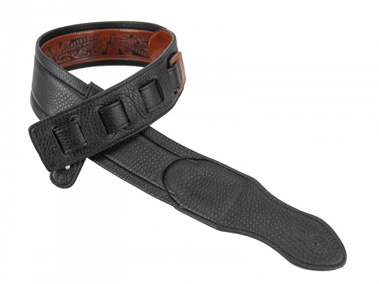 G-114 Chestnut Brown Strap with Embossed Tooling and Padded Back